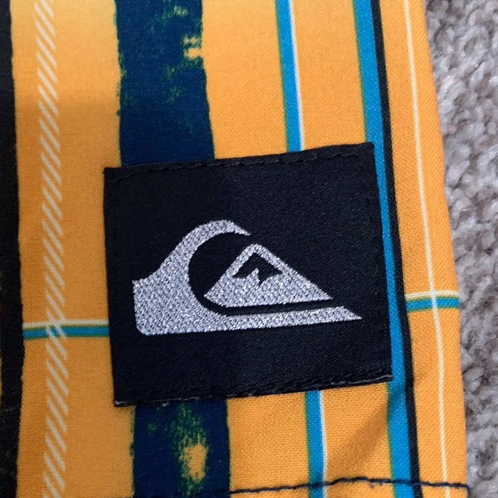Quiksilver Kids Swim Trunks - Blue,‎ Yellow, Orange